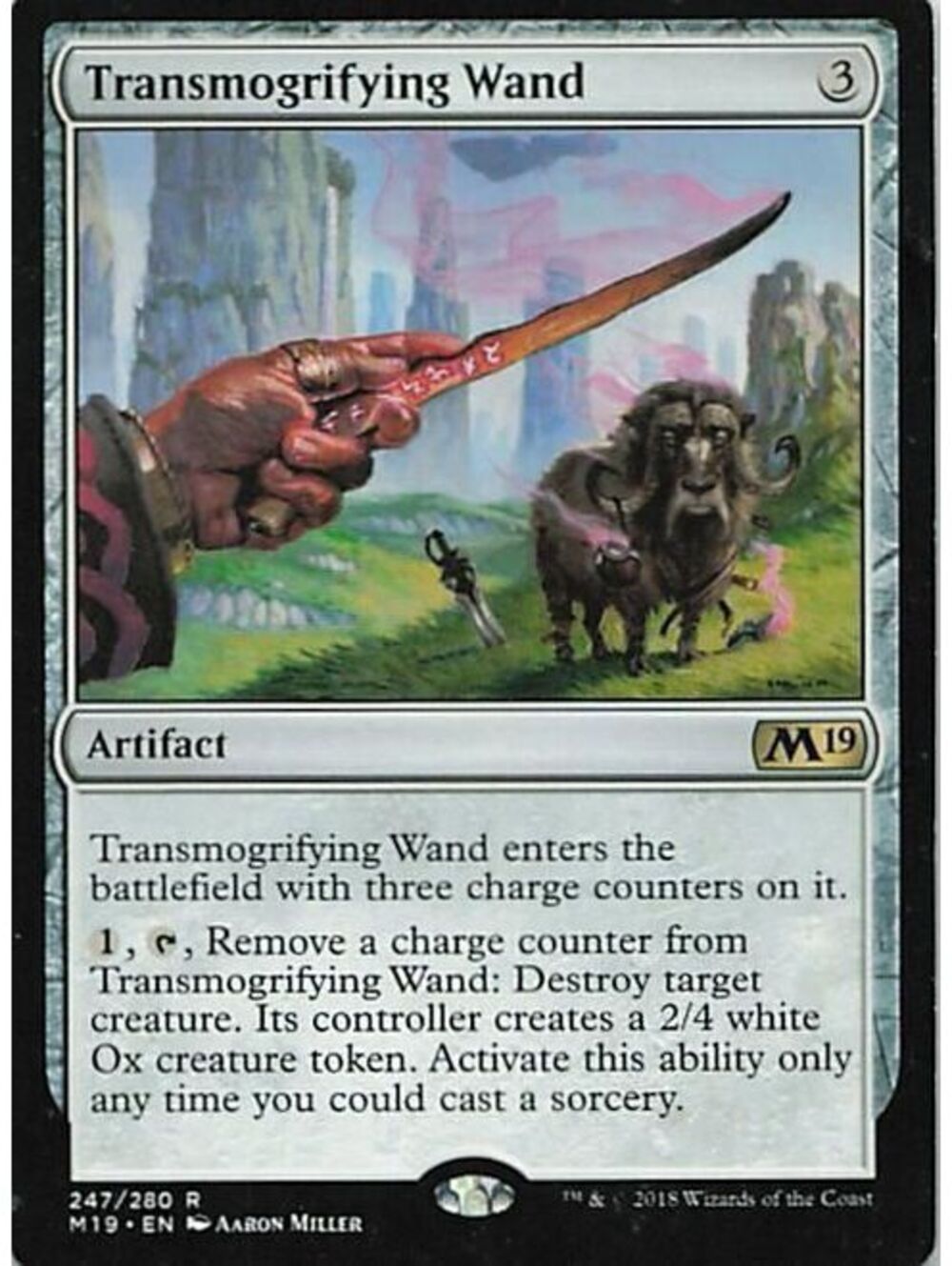 Magic: The Gathering 2018 Transmogrifying Wand LP M19